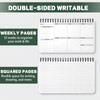 Weekly To Do List Notepad, 6.3''x 11.2'' Weekly Desk Planner