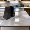 Ottimo Premium Polished Stone Marble 6" Book Ends for Bookshelf