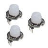 Hailege 3pcs MINI SR602 Motion Sensor Detector Module Pyroelectric Infrared