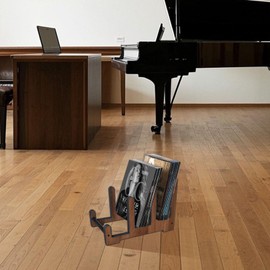 CHONIC Record Holder, 3-Tier Vinyl Record Storage Organizer, Vinyl Record Display Stand Racks, Wood Record Shelf, Storage for Records Album Book Magazine File