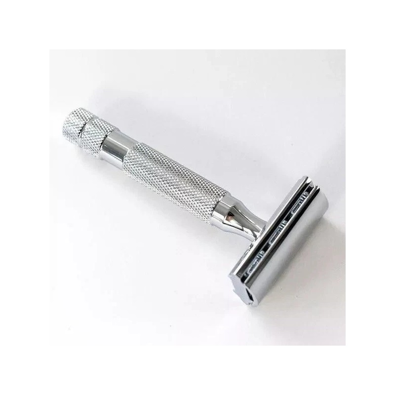 Rockwell 6C Razor, White Chrome Adjustable 6 Settings For Men