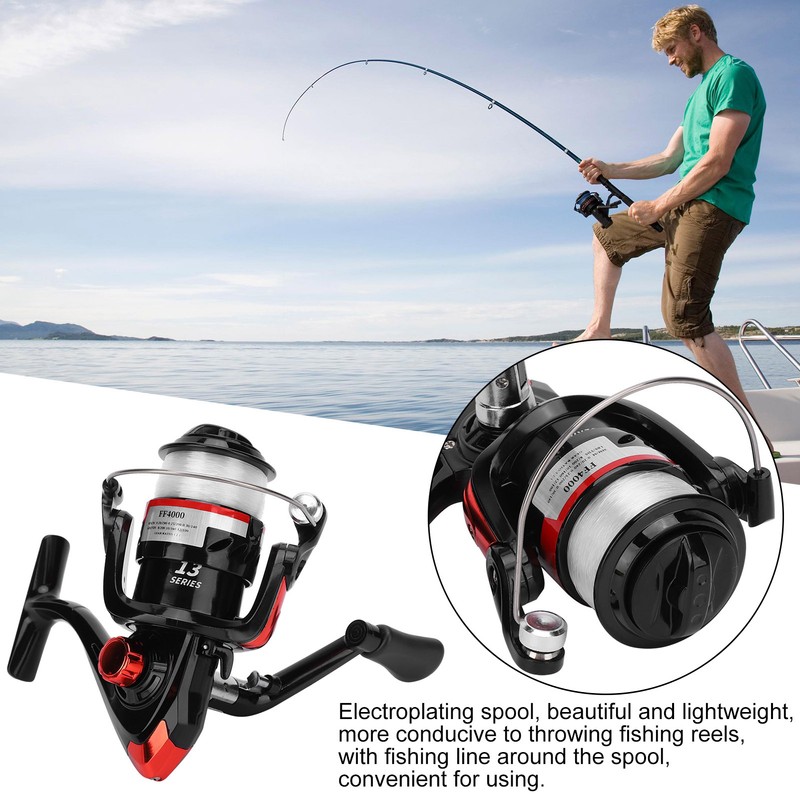 Portable Fishing Reel Casting Rods with Fish Wire Spinning Reel