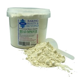 Baking Beauty and Beyond Professional Mix Improver Powder for Bread - Dough Enhancer for Bread, Grain Dough Conditioner Strengthens Starch and Improves Texture of All Flours, 600g