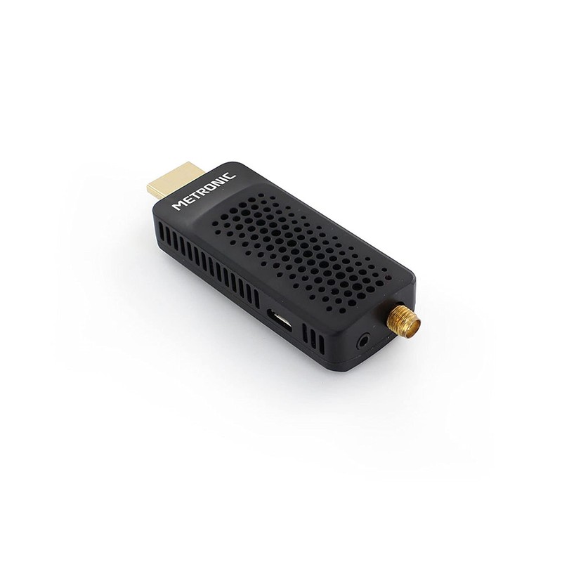 Metronic 441625 Tuner Receiver DVB-T DVB-T, Supports DVB-T2 Dongle Stick