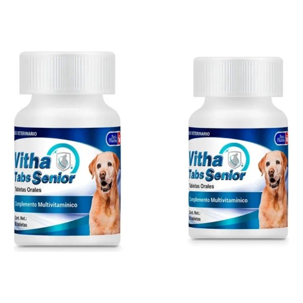 Kit De 2 Vitha Tabs Senior Complemento Vitamínico 30tabs