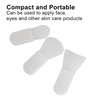 Coufce 3PCS Face Mask Applicator Brushes White Soft Silicone Makeup