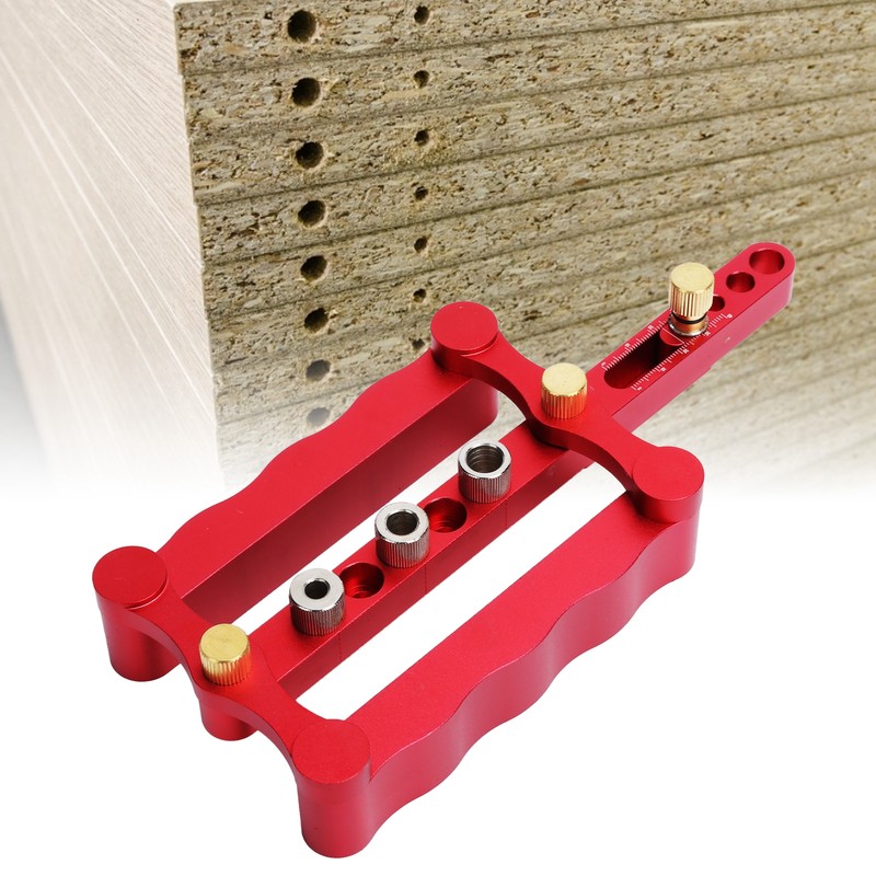Self Centering Doweling Jig Borehole Locator with Scale Kit DIY