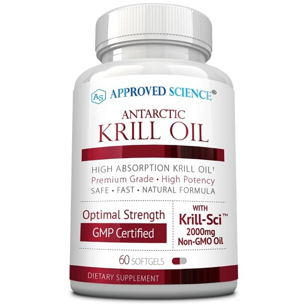 Approved Science Krill Oil - 2000mg Antarctic Krill Oil 650mcg
