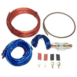 Audio Power Cable 8 Gauge High Power Amplifier Wiring Kit Woofer Loud Bass