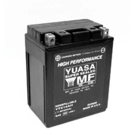 YUASA YTX14AH FACTORY ACTIVATED MAINTENANCE FREE 12 VOLT BATT.