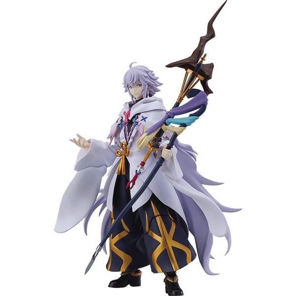 Max Factory Fate/Grand Order Absolute Demonic Front: Babylonia: Merlin Figma Action Figure, Multicolor