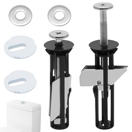 2 Pieces Toilet Lid Screws, Toilet Seat Attachment Toilet Seat Fixing Bolts Locking Bolts Toilet Seat for Toilet Seat Fixing Toilet Lid Maintenance Accessories