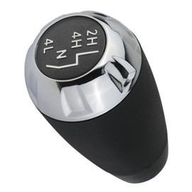 Transfer Case Shift Shifter Knob for Automatic/Manual Transmission Chrome Trim Compatible with J-eep Wrangler JK 4WD 2011 2012 2013 2014 2015 2016 2017 2018