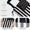 NHNXHWIA Retro American Flag Car Trash Bag,Hanging Drawstring Car Garbage