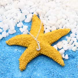 bifriend S925 Silver 26 Initial English Letter Crystal Chain Necklace For Women Girl Best Gift (J)