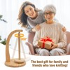 OPUHOHR Yarn Holder for Knitting and Crocheting, Yarn Ball Holder,