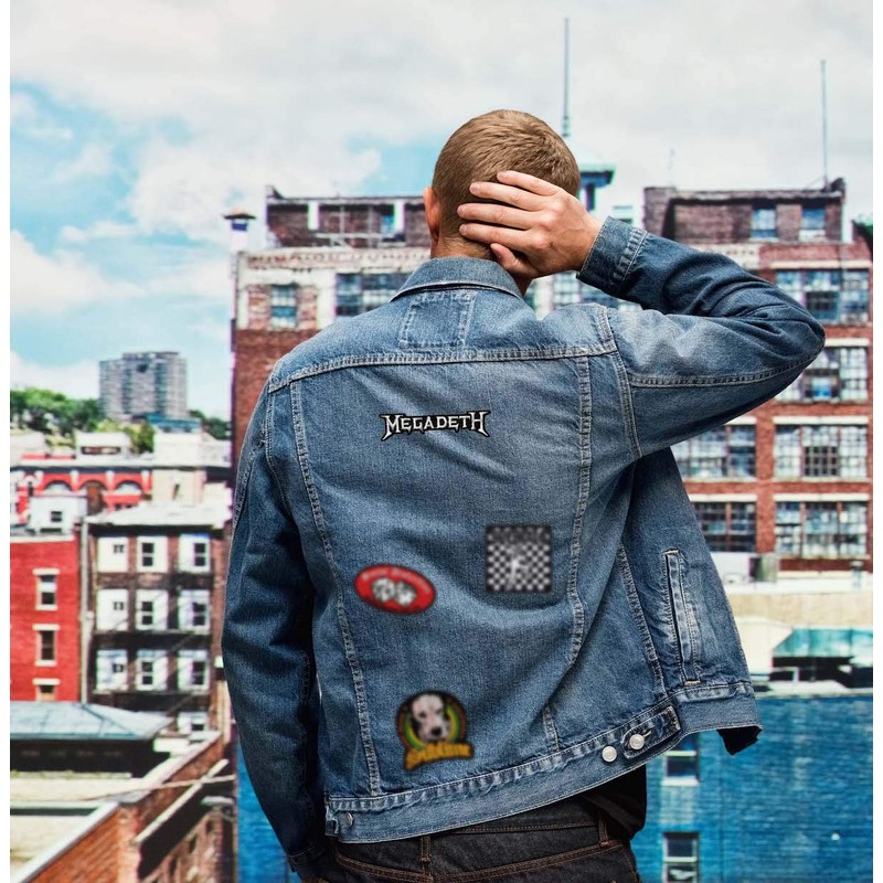 Application Megadeth Silver Logo Patch Novelty