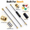 High Pressure Washer Extension Rod Kit with 1/4-Inch Quick Connect