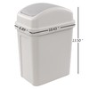 Eagrye cubeta de basura de plástico de 1.8 galone, cubeta