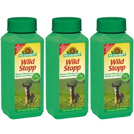 Gardopia Economy Pack: 3 x 100g Neudorff Wild Fernhaltemittel + Gardopia Tick Remover Tweezers with Magnifying Glass