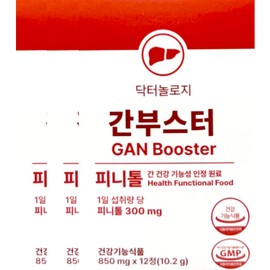 Doctorology Dr.nology Liver Booster Pinitol 850mg x 12 tablets x 3 boxes, 36-day supply / 닥터놀로지 간 부스터 피니톨 850mg x 12정 x 3박스 36일분