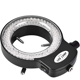 Bulipu White Adjustable 144 LED Beads Ring Light Illuminator for Stereo Microscope&Camera with Adapter(UK Plug,CE Certificate）