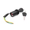 uxcell Black 3-Wire Motorcycle Scooter Security Ignition Switch Lock w