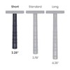 HENSON SHAVING AL13 Replacement Handle, Short Jet Black