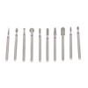 10pcs Nail Drill Bit Set Professional Home Salon Emery Cuticle