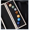 Natural Solar System 9 Planets Decorations Gemstones Sphere Galaxy Universe