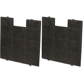 Replacement Carbon Filter for KF 17142 - Fits the Cooker Hood KH 17214 E, KH 17209 S, KH 17198 E, KH 17158 E, KH 17128 E, KH 17195 E, KH 17194 E, KH 17196 E - Pack of 2