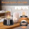 Mufoli Portable Bluetooth Speaker, Wireless Speaker with Candle Holders,10W Powerful