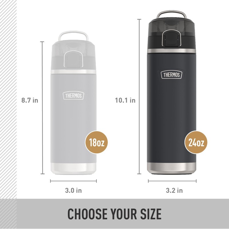 THERMOS ICON SERIES Stainless Steel Water Bottle with Spout -