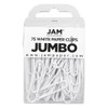 JAM PAPER Colorful Jumbo Paper Clips - Large 2 Inch