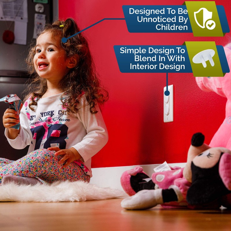 Outlet Covers Baby Proofing (50 Pack) Safe & Secure Electric