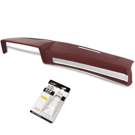 G-PLUS Dashboard Dash Cover Red Fit For 1981 1982 1983 1984 1985 1986 1987 Chevy GMC Full Size Pickup/Chevy GMC SUV 1981-1987 1988 1989 1990 1991