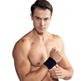 Eafion 2 Pack Wrist Brace for Carpal Tunnel Relief for Night Support, Compression Wrist Supports at Work for Women Men