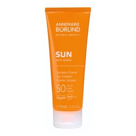 ANNEMARIE BÖRLIND Sun Anti-Ageing Sun Cream SPF 50 (75 ml) - Provides Professional Protection Against Harmful UV Rays Intensive Moisturising Vegetarian