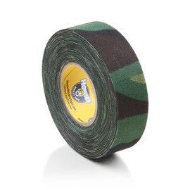 Howies Hockey - Green Camo Hockey Tape 1 Pack - Cloth Stick Tape - Strong, Long-Lasting Adhesive for Stick Blade, Lacrosse, Baseball - 1 Inch x 20 Yards - Professional Quality
