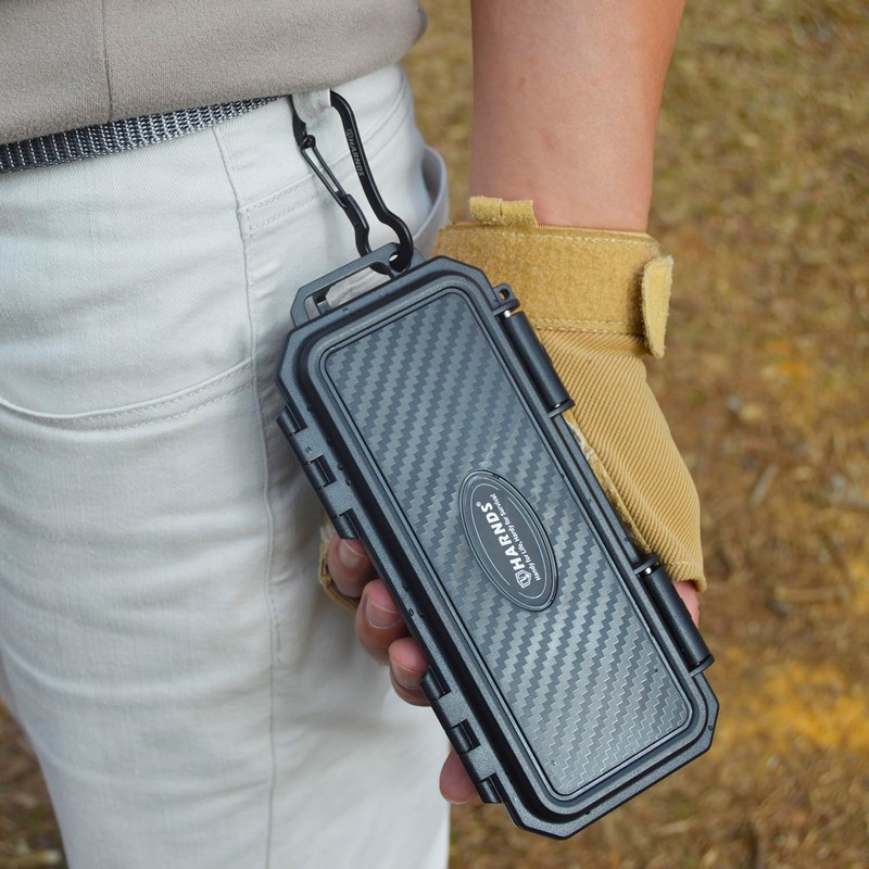 Harnds Waterproof Box Mini Hard Case Small Dry Box Waterproof