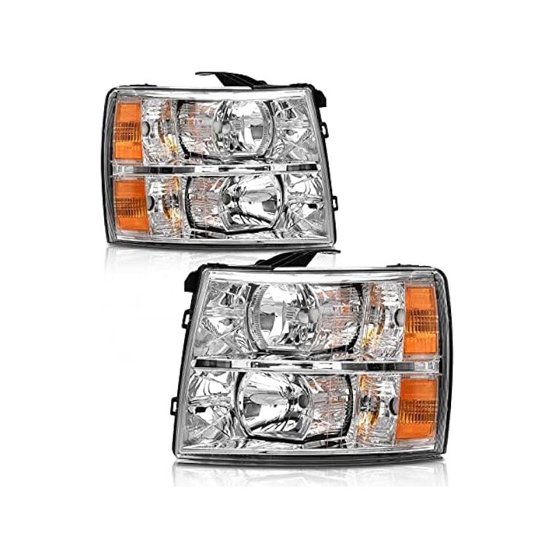 Chevy Silverado Headlights Assembly for 2007 2008 2009 2010 2011