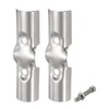 sourcing map 180 Degree Structural Pipe Connector 4pcs Chain Link