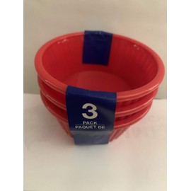 GI 3 Ramekin Sauce Cups, Red, Plastic, 83.33 ml, 250 ml