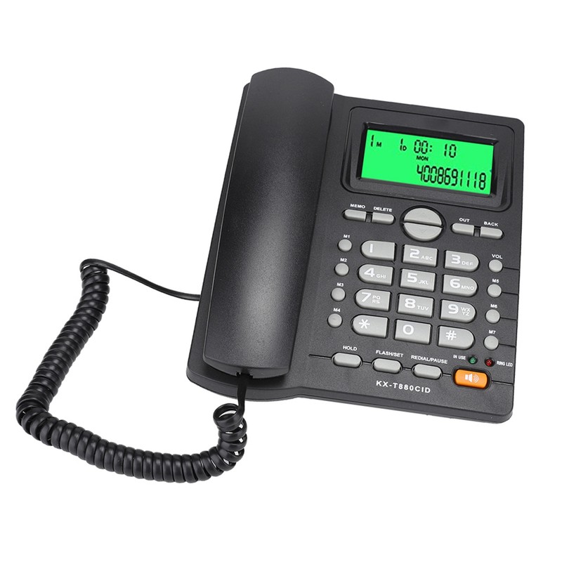 KX T880C Caller ID Display Landline Telephone No Battery Mute