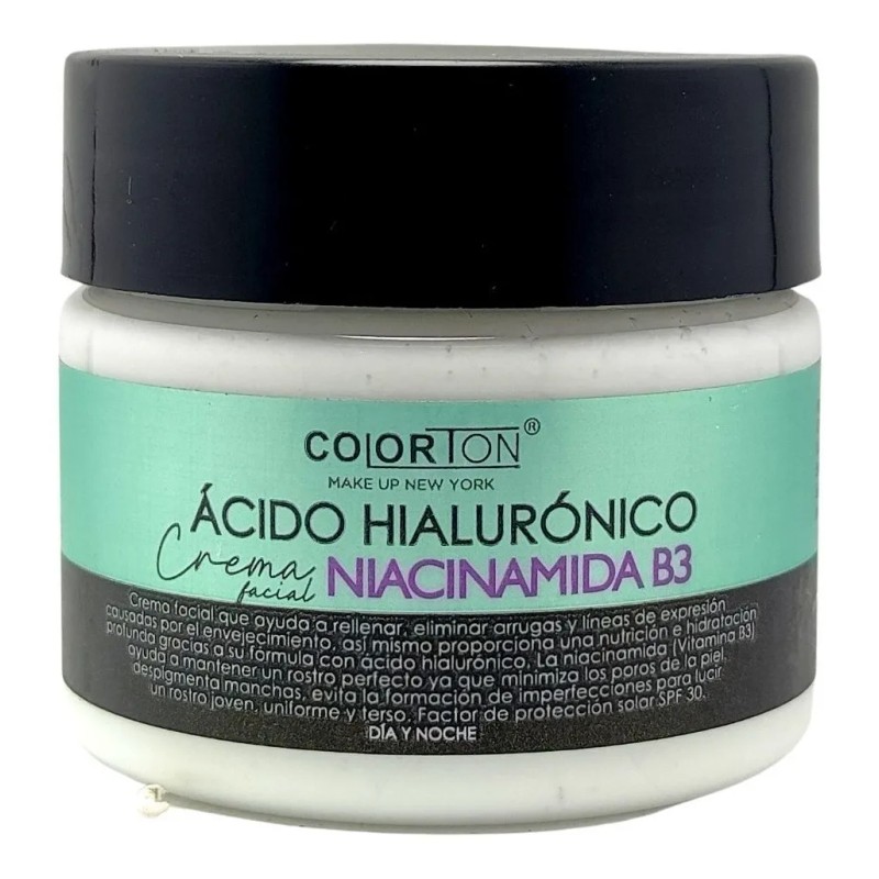 Crema Acido Hialuronico Niacinamida Colorton Manchas
