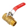 Akozon Ball Valve 3/4" BSP DN20 Brass Pipe Ball Valve