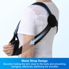 VELPEAU Arm Sling Shoulder Immobilizer- Rotator Cuff Support Brace- Comfortable
