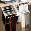 22 Arms Steel Slide Out Pants Rack Closet Pants Hanger