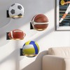 Ball Holder Wall Mount for Basketball, Soccer, Football & Volleyball,