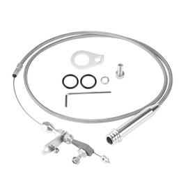 for 700R4 N Cable to Ls T Body Down Cable, Plastic Chase Reference The Car Down Cable Total le Cable Detent for 700R4,1.54m 60.6in